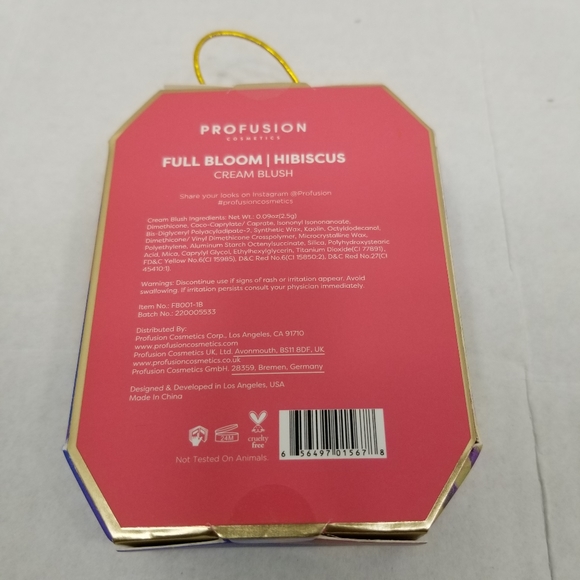 New! Set of 2 Profusion Cosmetics Full Bloom Cream Blush Hibiscus & Rose Petal - Picture 6 of 6